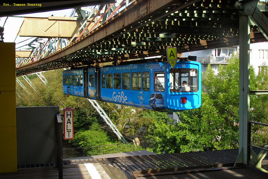 Wuppertal - kolej podwieszana